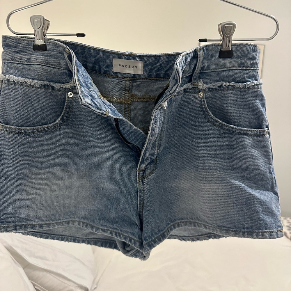 PacSun Women's Blue Denim Shorts